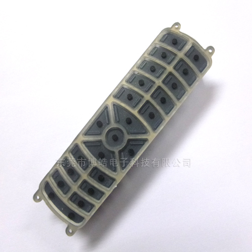 噴銀油硅膠遙控器按鍵——黑粒導(dǎo)電